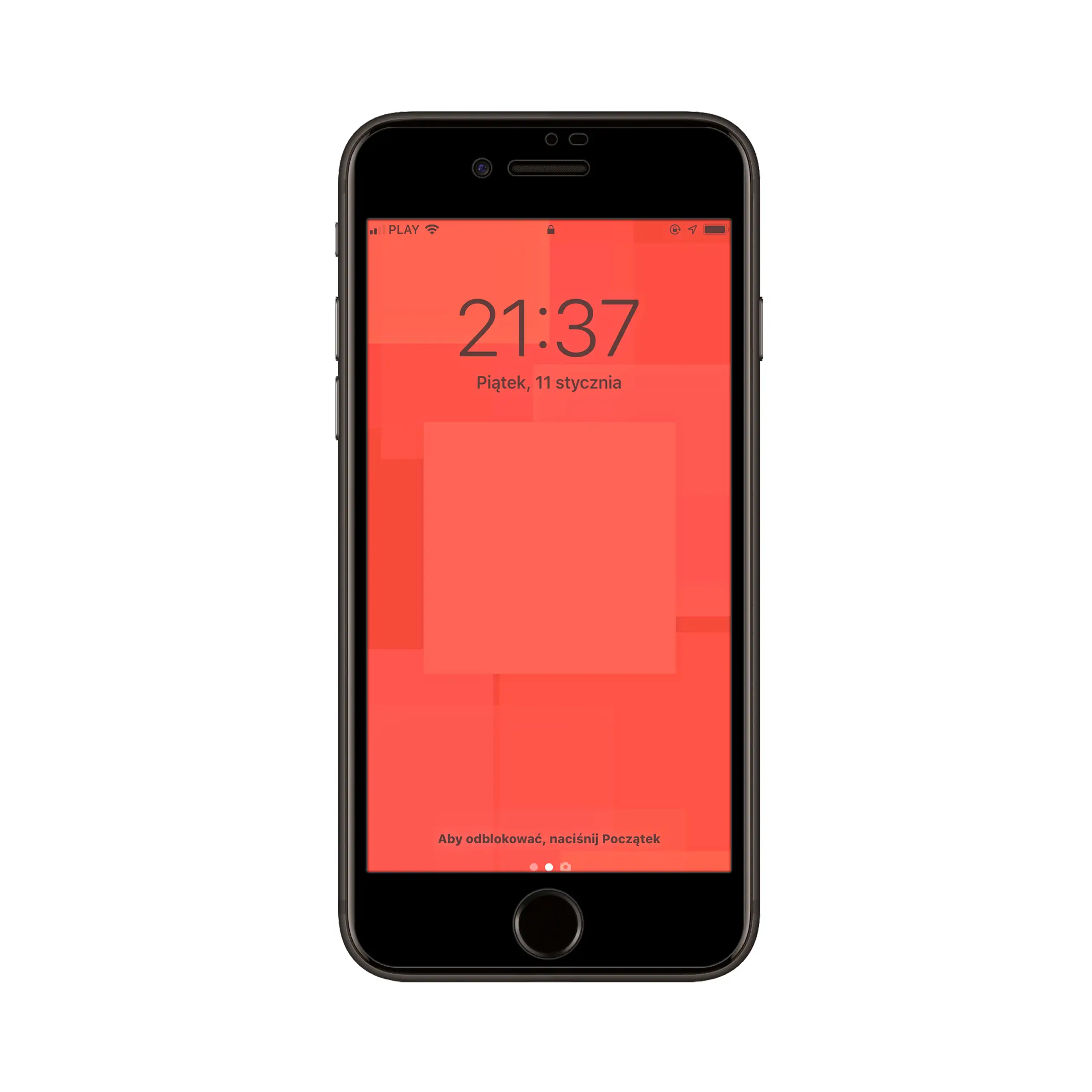 Telefon Apple iPhone 7 / 8 / SE 2020 / SE 2022 ze szkłem hartowanym 3D Polski Banan BananGuard w kolorze czarnym